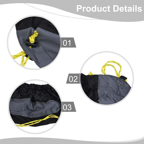 Unisex Waterproof Leg Covers Legging Gaiter Climbing Camping Hiking Ski Boot Travel Shoe Snow Gaiters Legs Protection Accessory Orange