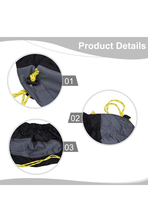 ​Unisex Waterproof Leg Covers Legging Gaiter Climbing Camping Hiking Ski Boot Travel Shoe Snow Gaiters Legs Protection Accessory Orange