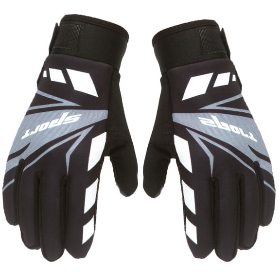 Unisex Waterproof Ski Gloves, Thermal Insulated Windproof Snow Gloves for Snowboarding, Skating, and Winter Outdoor Activities, Warm and Durable for Men and Women in Cold Weather Black