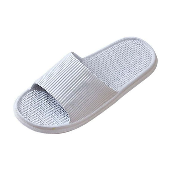 Unisex Waterproof Slippers, EVA Slip-Resistant House Slides for Men and Women, Lightweight Indoor Outdoor Comfort Slides in Gray,Size 44