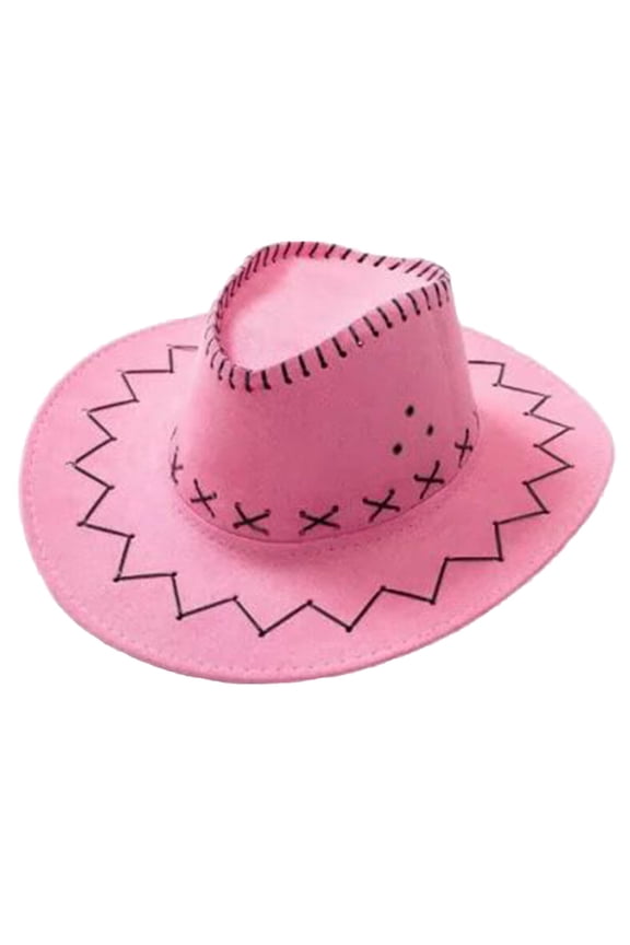 Unisex Western Cowboy Hat Solid Color Ethnic Style Shapeable Wide Brim Adjustable Foldable Daily Sun Shade Hat