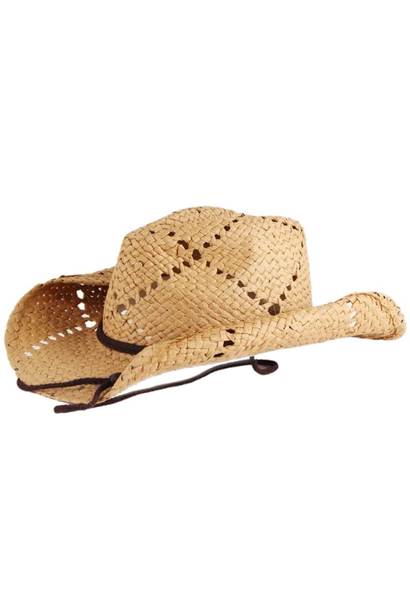 Unisex Western Ranchers Hat Wide Brimmed Adjustable for Travel and Leisure Outdoor Activities