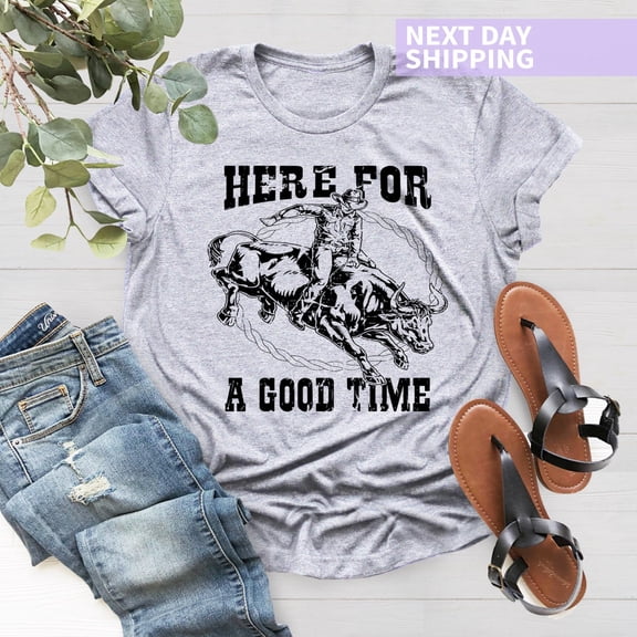 Unisex Western Shirt, Here For A Good Time Shirt, Cowboy Shirt, Country Music Cowboy Tee, Country Tee, Rodeo T-Shirt, Vintage Graphic Tee All Size S-5Xl