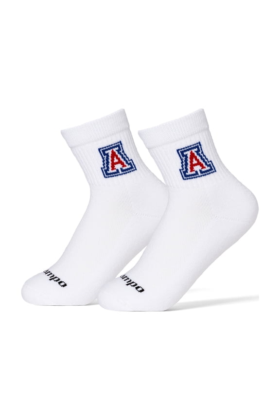 Unisex Del Campo White Arizona Wildcats Quarter-Length Socks