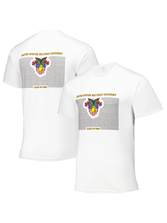 Unisex White Army Black Knights West Point Class of 2028 Reception Day T-Shirt