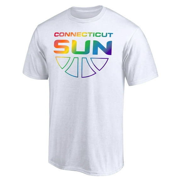 Unisex White Connecticut Sun Team Pride Wordmark T-Shirt