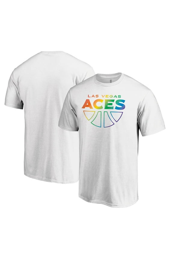 Unisex White Las Vegas Aces Team Pride Wordmark T-Shirt