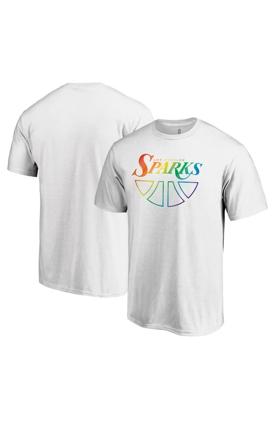 Unisex White Los Angeles Sparks Team Pride Wordmark T-Shirt