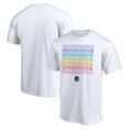 thumbnail image 1 of Unisex White Minnesota Lynx Wordmark Pride T-Shirt, 1 of 3
