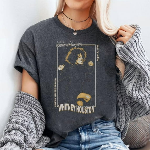 Unisex Whitney Vintage Retro 90s Graphic T-Shirt, Sizes S-5XL, Tbun