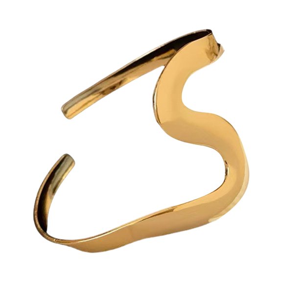 Unisex Wide Bangles Opening Bangles Adjustable Bangles Punk Arm Bracelet Fashion Jewelry Suitable for Various Occasion