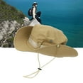 thumbnail image 1 of Unisex Wide Brim Bucket Hat Boonie Sun Hat Fishing Hiking Outdoor Casual Wear, 1 of 3