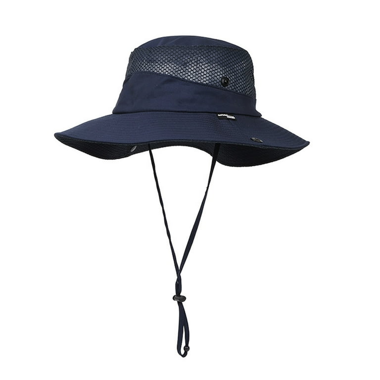 Unisex Wide Brim Sun Hat,Outdoor UPF 50+ Sun Hat Vent Hole