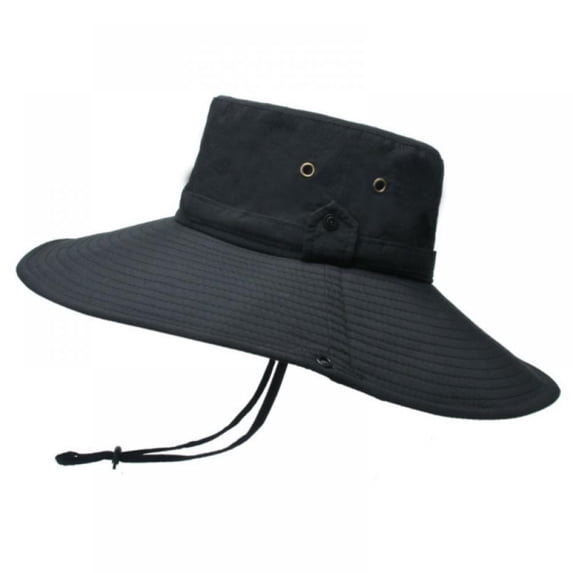 Unisex Wide Brim Sun Hat,Outdoor UPF 50+ Waterproof Boonie Hat Summer UV Protection Sun Caps