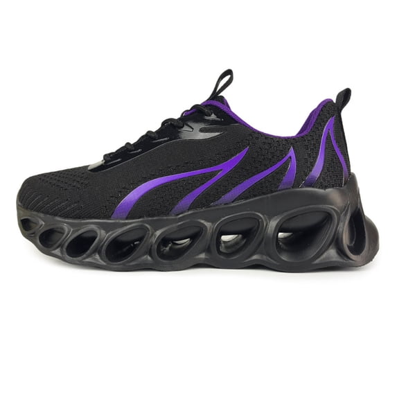 Unisex Wide Fit Walking Shoes, Slip On Soft Sole Comfort Sneakers