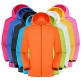 Unisex Windbreaker Solid Color Packable Ultralight Sunscreen Water ...