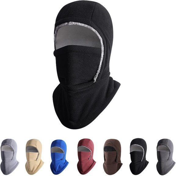 Unisex Windproof & Warm Balaclava, 3 in 1 Multi-Functional Winter Hat & Thermal Face Mask, for Cold Weather
