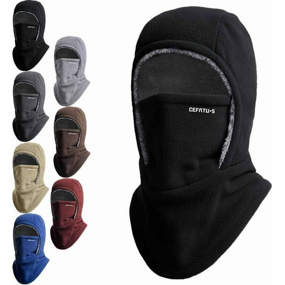 Unisex Windproof & Warm Balaclava - Lightweight, Packable Face Mask for Running & Snow Sports, Breathable Windproof Protection for Outdoor Activities