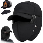 Luotts Unisex Winter Trapper Hat Balaclava - Windproof Warm Hat With Ear & Face Protection