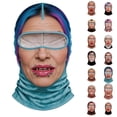 Unisex Winter Balaclava Mask Funny Realistic 3D Printed Full Face Ski ...