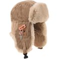 Unisex Winter Bomber Hat with Ear Flaps, 100 Polyester, Ear Warmer