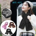 thumbnail image 1 of Unisex Winter Electric Heated Scarf USB Shawl Scarf Neckerchief Plush Collar, 1 of 8