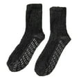 thumbnail image 1 of Unisex Winter Fuzzy Slipper Socks Solid Color Non Slip Grip Warm Floor Hosiery, 1 of 19