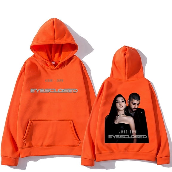 Unisex Winter Hoodie - Cozy Warm Long Sleeve, Kpop Trendy Jisoo Zayn Inspired Graphic Pullover, Loose Fit Streetwear Sweatshirt