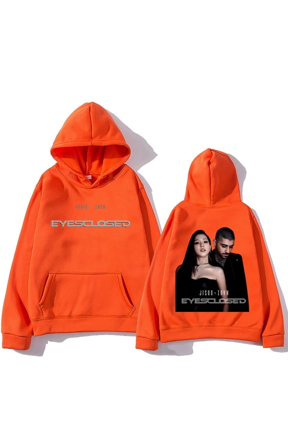 Unisex Winter Hoodie - Cozy Warm Long Sleeve, Kpop Trendy Jisoo Zayn Inspired Graphic Pullover, Loose Fit Streetwear Sweatshirt