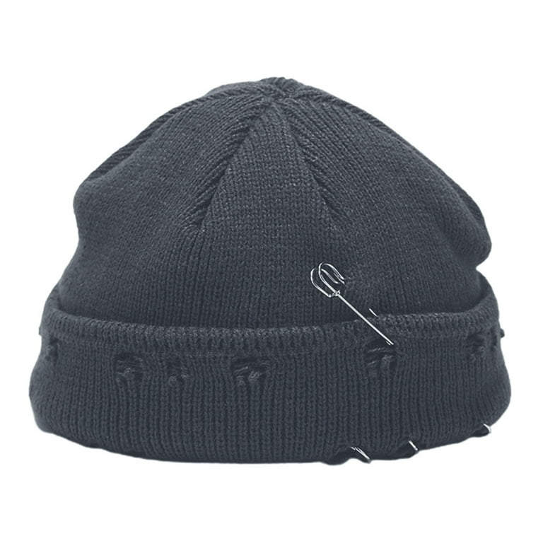 Vintage winter beanie/skull cap/hat Vintage Classic Skull Cap Beanie Hat Cuffed Winter Hat Knit  main image 2