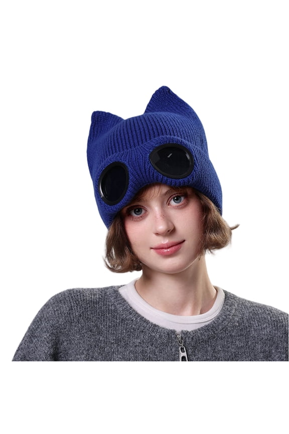 Unisex Winter Trapper Hat with Ear Flaps, Thick Warm Fleece-Lined Aviator Cap, Windproof Thermal Plush Hat for Cold Weather, Stylish Outdoor Riding and Skiing Cap for Men & Women