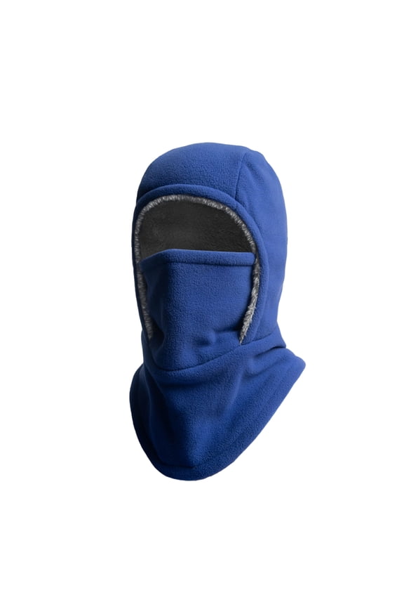 Unisex Winter Warm Balaclava Hat Scarf Integrated Windproof Ski Cycling Neck Gaiter Blue