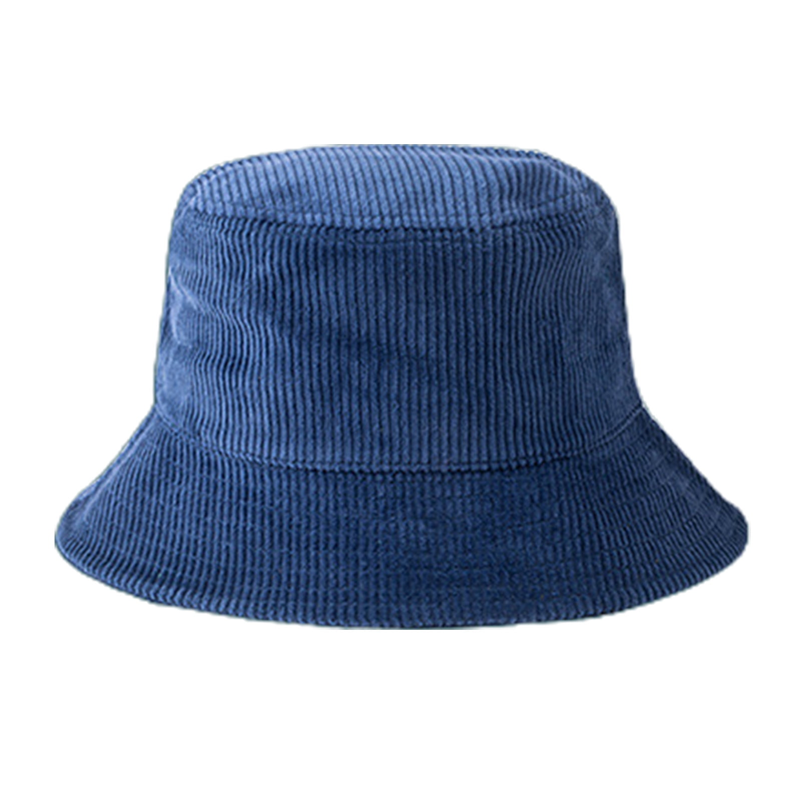 Velvet Bucket Hat-NAVY Giorgio Armani Wide-Brimmed Velvet Hat - Blue | Editorialist main image 4