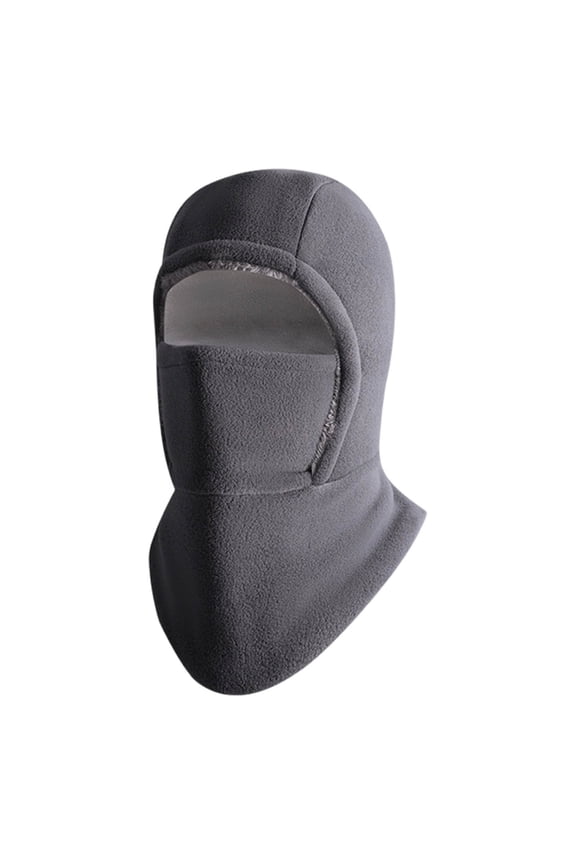 Unisex Winter Warm Hat with Neck Mask & Ear Protection - Fleece-Lined Thickened Headgear for Outdoor Use, Windproof Face Cover for Cycling, Keeps Head/Neck/Ears Warm in Cold Weather,Dark Gray,1pcs