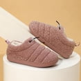 thumbnail image 1 of Unisex Winter Warm Slippers - Men's & Women's Fleece Lined Indoor Outdoor House Shoes with Anti-Slip Sole, 1 of 20