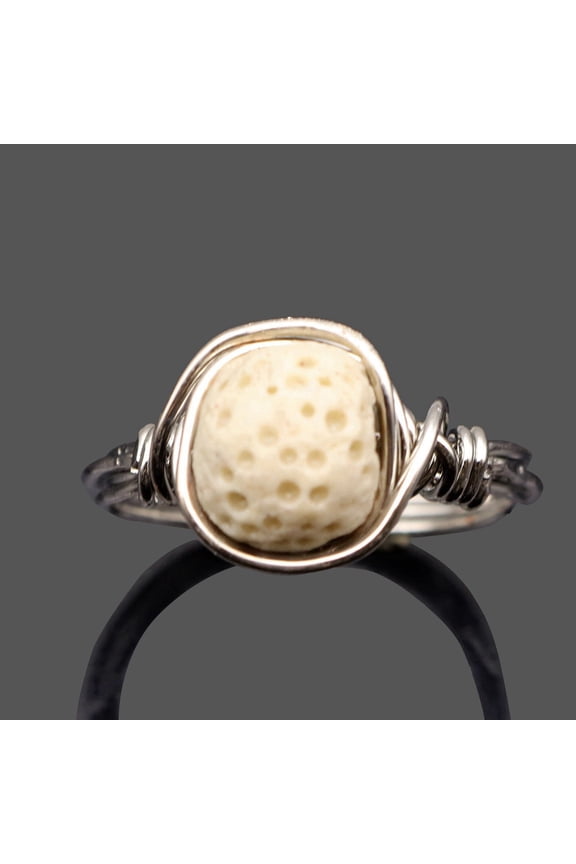 Unisex Wire Wrapped Natural Stone Finger Rings Amethyst Agate Quartz Reiki Healing Gemstone Jewelry For Women And Men