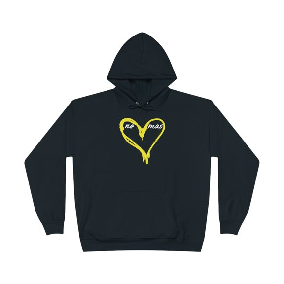 Unisex Woman Man Heart Spanish Espanol No Mas Pullover Hoodie Sweatshirt