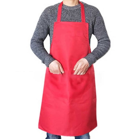 Unisex Women Men Apron Dress Kitchen Home Restaurant Chef Cooking BBQ Pocket Bib