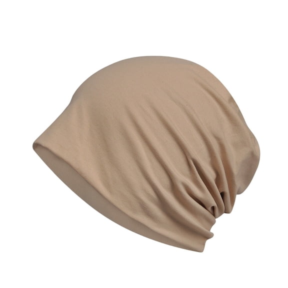 Unisex Women Men Cotton Stretch Thin Beanie Hat Elastic Baggy Slouchy Cap Hats