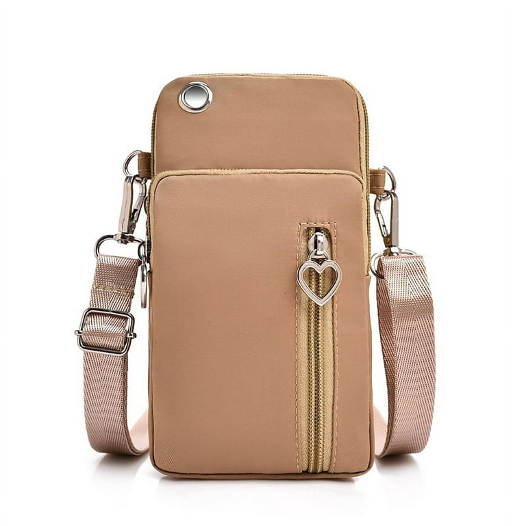Men's Casual Mini Shoulder Bag, Multifunctional Mobile Phone Bag