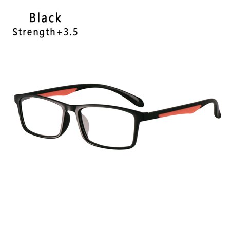 Unisex Women&Men Eyeglasses Reading Reading Glasses Magnifying Eyewear Presbyopia Eyeglasses Clear HD Lens BLACK STRENGTH 3.50