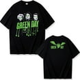 Unisex Women Men Green Day The Saviors 2024 Tour Large Short Sleeve TShirt
