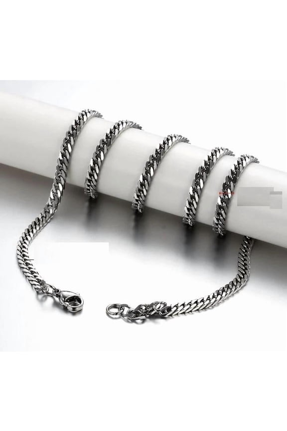 Unisex Women'S Mens Stainless Steel Chain Necklace G23