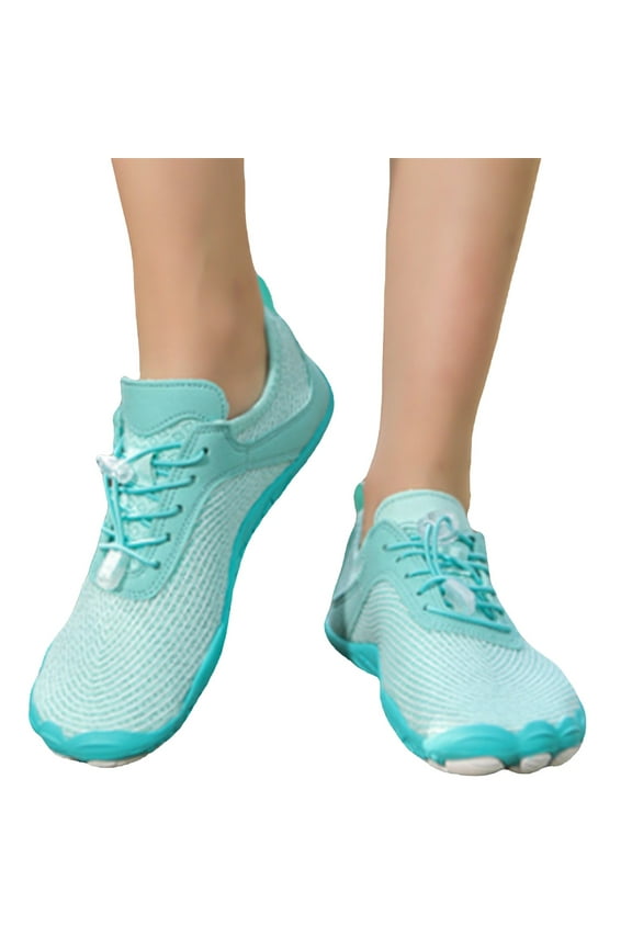 Unisex Womens Mens Athletic Hiking Water Shoes Quick-Dry Barefoot Wide Toe Aqua Shoes Beach Swim Footwear