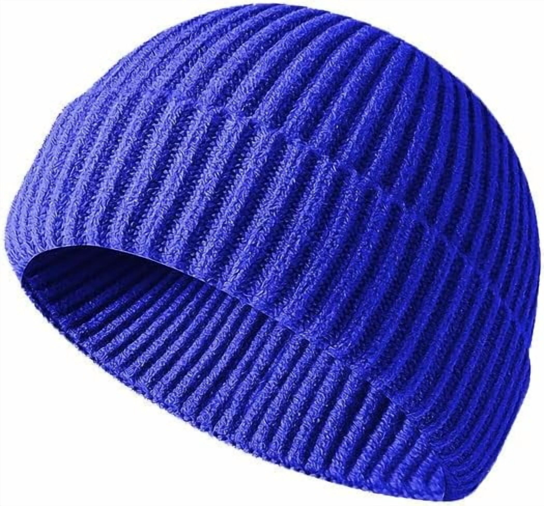 100% Merino Wool Short Fisherman Beanie, Knit Cuff Trawler Cap, Winter Hat 100% Merino Wool Fisherman Beanie for Men Women, Short Knit  main image 2