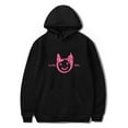 thumbnail image 1 of Unisex Young Miko Trap Kitty World Tour Graphic Long Sleeve Hoodie Fashion Streetwear,L,Black, 1 of 4