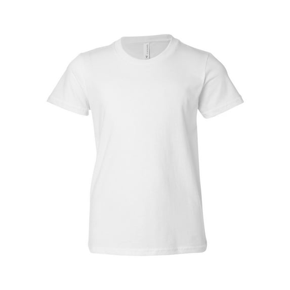 Unisex Youth T-Shirts School Shirts for Boys Girls - Bella + Canvas 3001Y S M L XL All Color Youth Jersey Tee Blank Short Sleeve Shirts for Kids