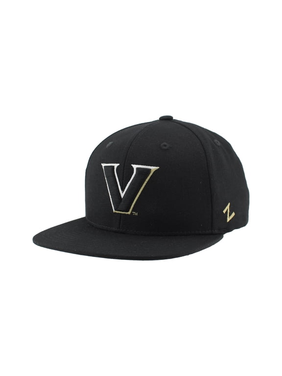 Unisex Zephyr Black Vanderbilt Commodores Slice 3D Z11 Snapback Hat