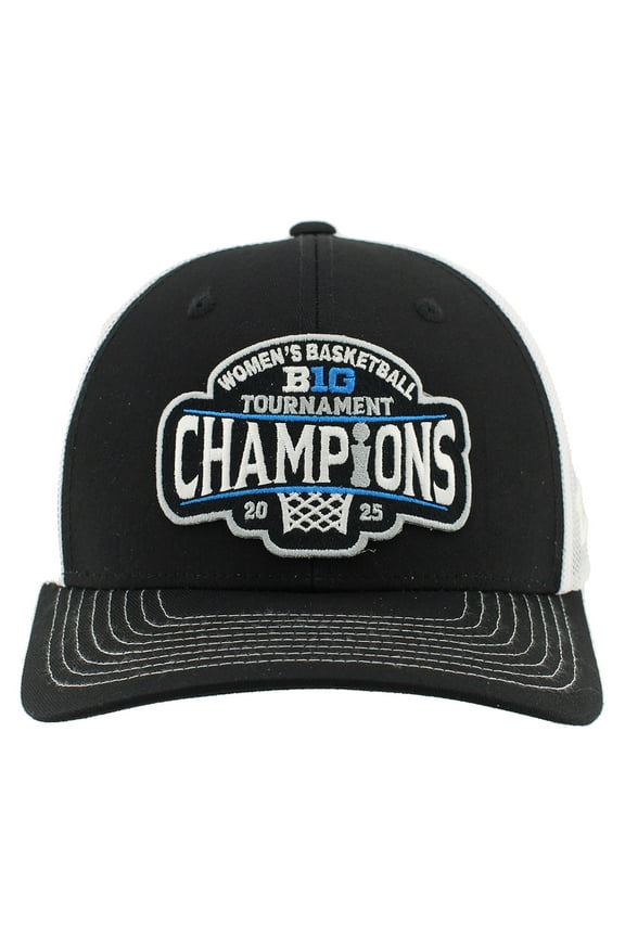 Unisex Zephyr Black/White UCLA Bruins 2025 Big Ten Women's Basketball Conference Tournament Champions Locker Room