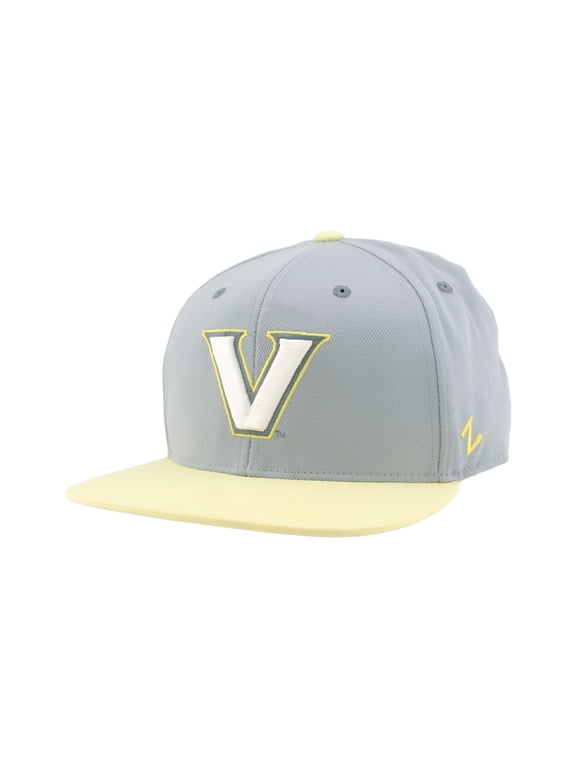 Unisex Zephyr Gray Vanderbilt Commodores Pastel Fitted Hat